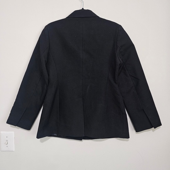 The Frankie Shop Black Cotton Tailored Two Button Blazer Jacket M/L ~ - Picture 2 of 13